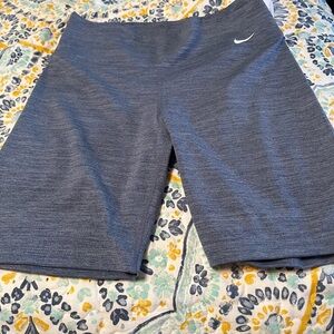Nike Women's Heathered Gray Bike Shorts